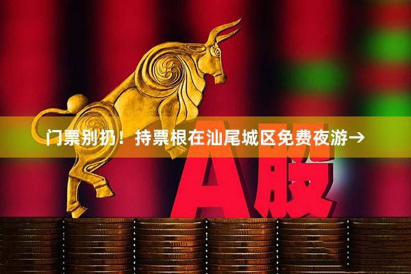 门票别扔！持票根在汕尾城区免费夜游→